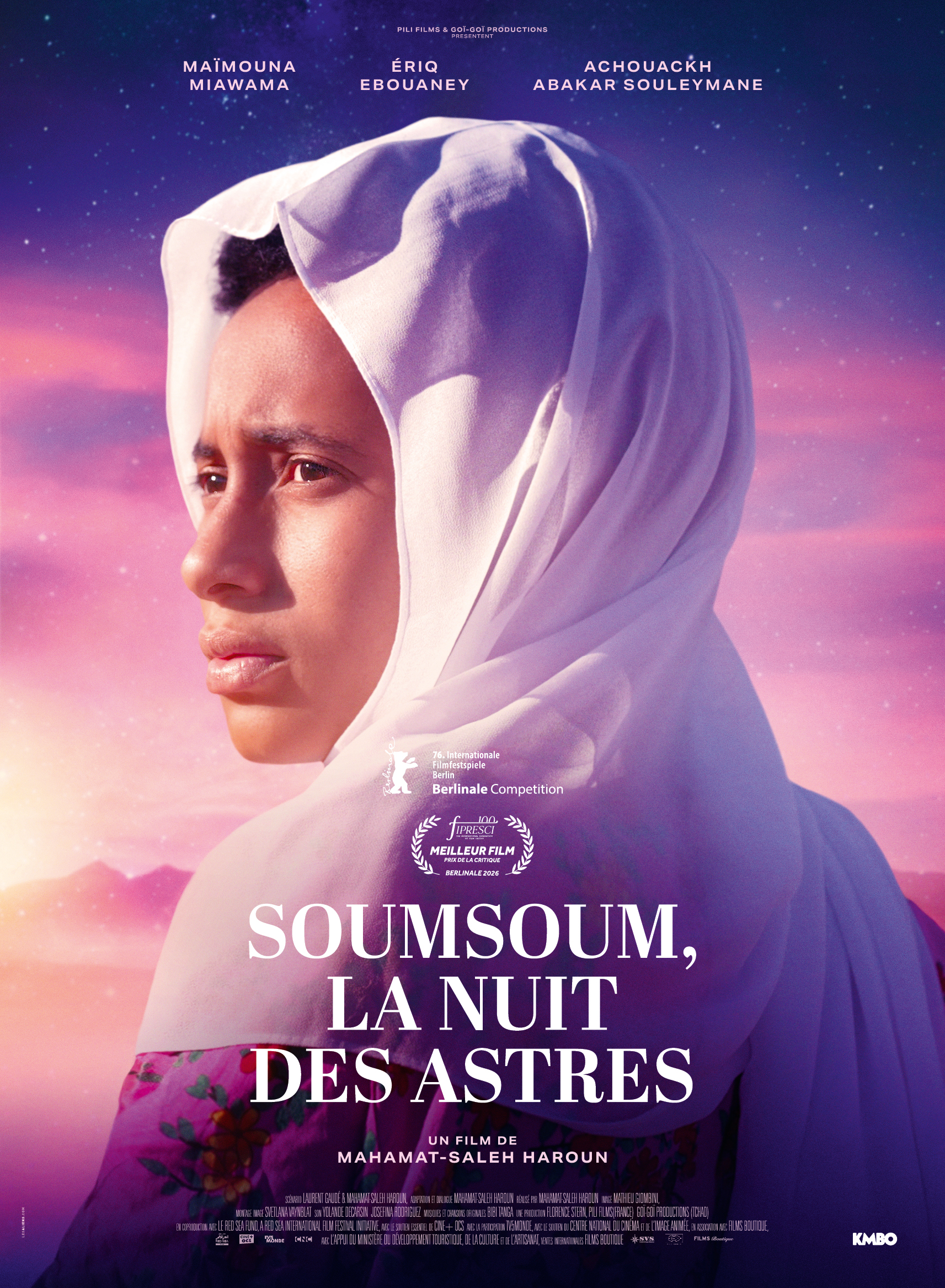 Affiche du film de Soumsoum la nuit des astres, réalisée par Mahamat Saleh Haroun