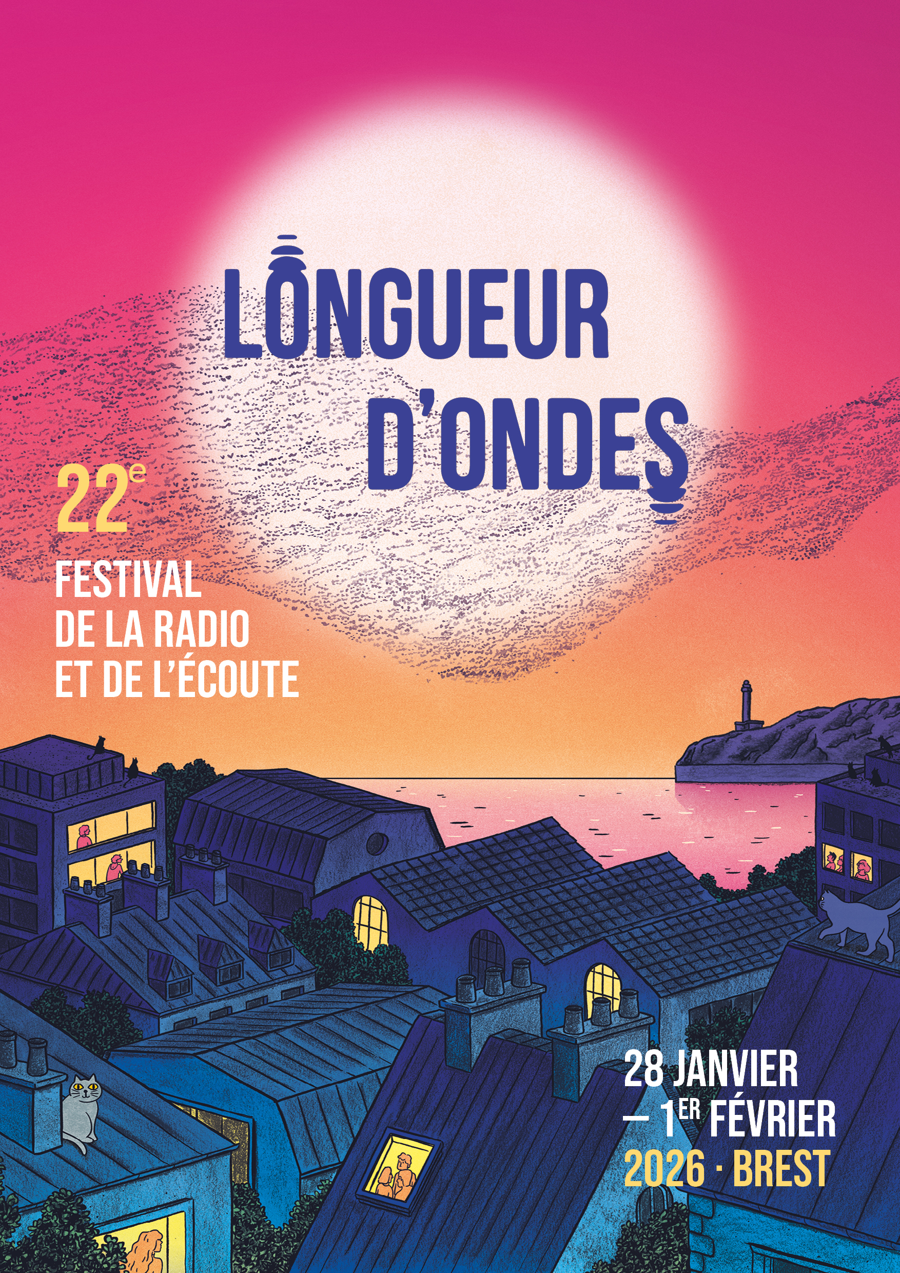 Longueur d'ondes - festival de la radio Affiche de l'édition 2026